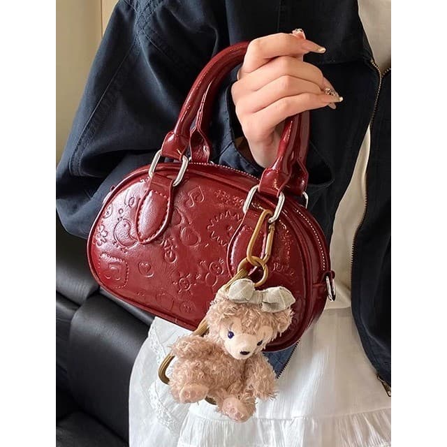 Bolsa bolsa transversal feminino Retro portátil vermelho saco feminino 2026 novo estilo na moda coreano axilas saco simp