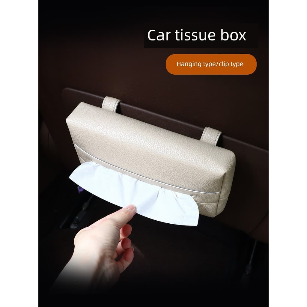 Caixa de tecido para viseira solar de carro, multifuncional, Ideal, caixa de papel, armazenamento Interior Premium, caix