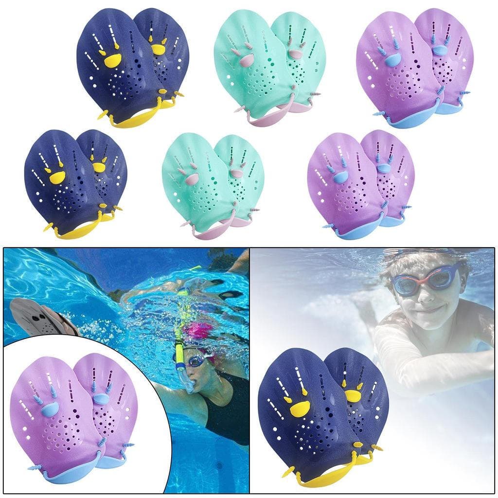 [hellery] Pás Manuais Para Treinamento De Natação Silicone Luvas De Palma Equipamento Esportes Aquáticos Piscina Aptidão