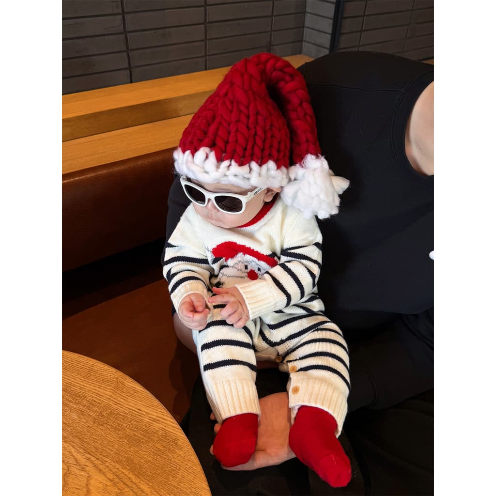 Roupas de bebê roupas de inverno pequena idade mensal bonito moda natal malha macacão outono inverno camisola Outing rou