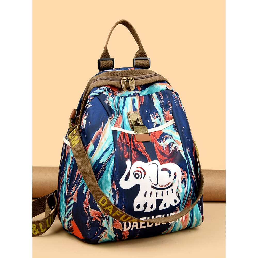 Estilo ocidental mochila de viagem de grande capacidade feminina 2025 novo estilo leve de alto valor moda senhoras mochi