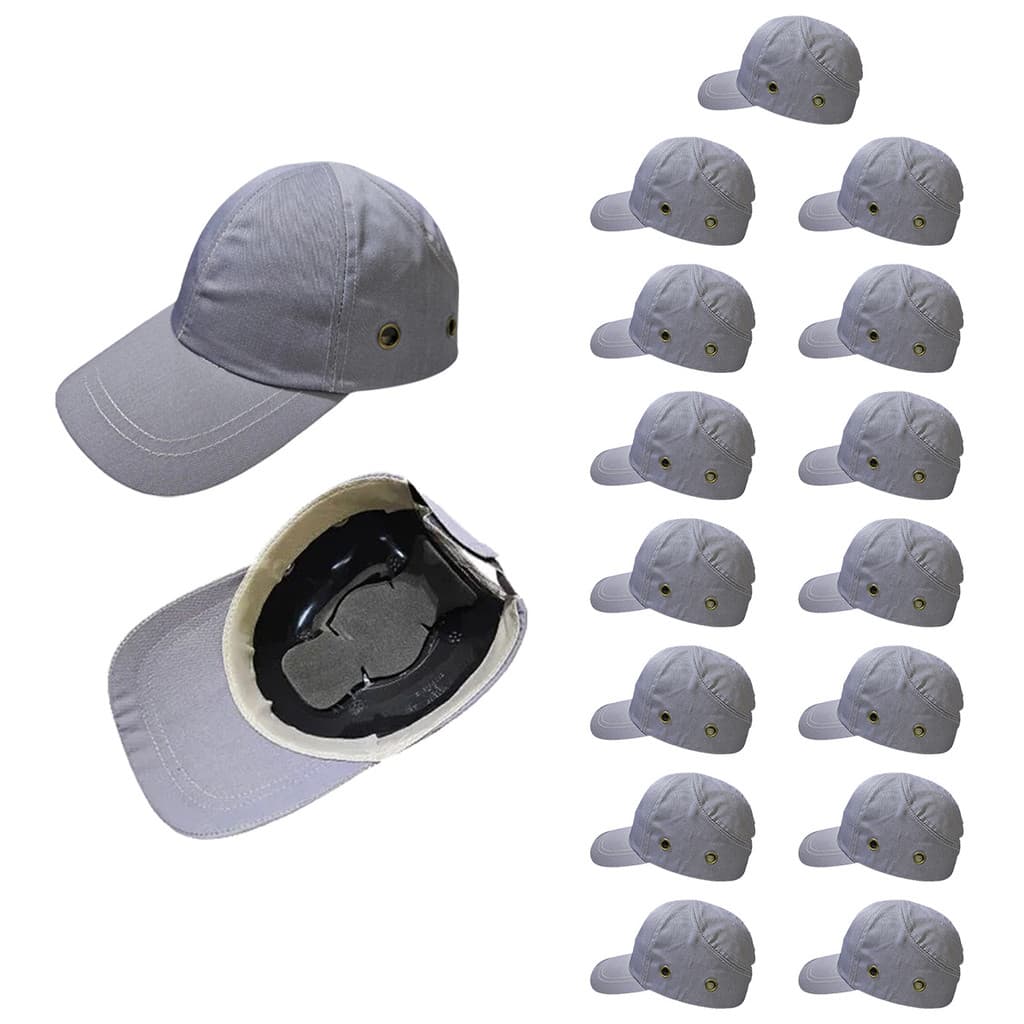 Bone com Capacete EPI Kit 15 Uni Obra Seguranca Casquete Construcao Oficina Trabalho Reparo Protecao Eficiente