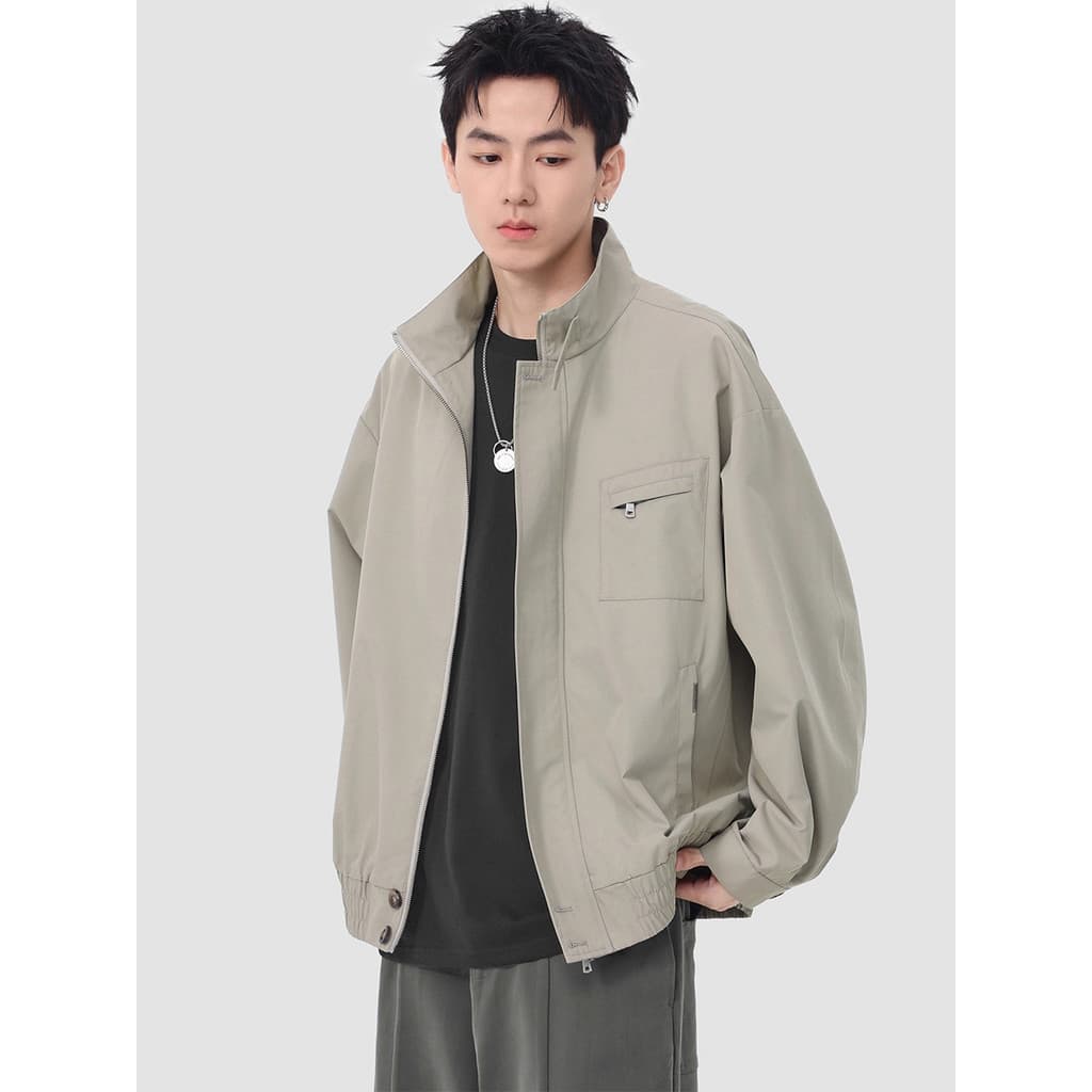 Americano Retro cleanfit outono inverno uniforme de beisebol curto jaqueta Casual superior jaqueta carga masculina