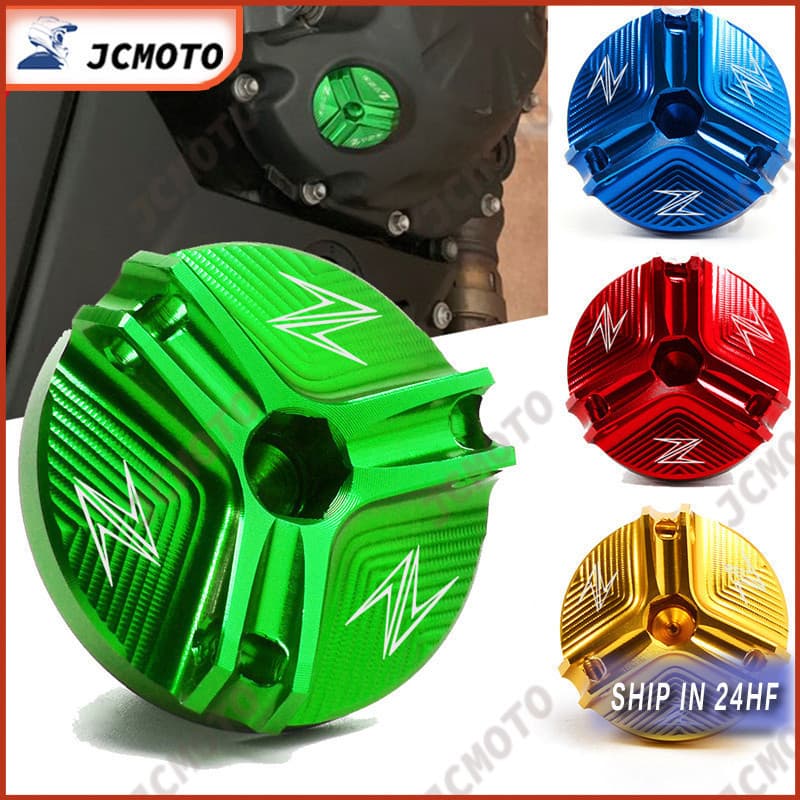 M20 * 2.5 Acessórios Para Motocicletas Tampão De Enchimento De Óleo CNC Kawasaki Z800 Z650 Z900 Z400 Z1000 Z1000R Z1000S