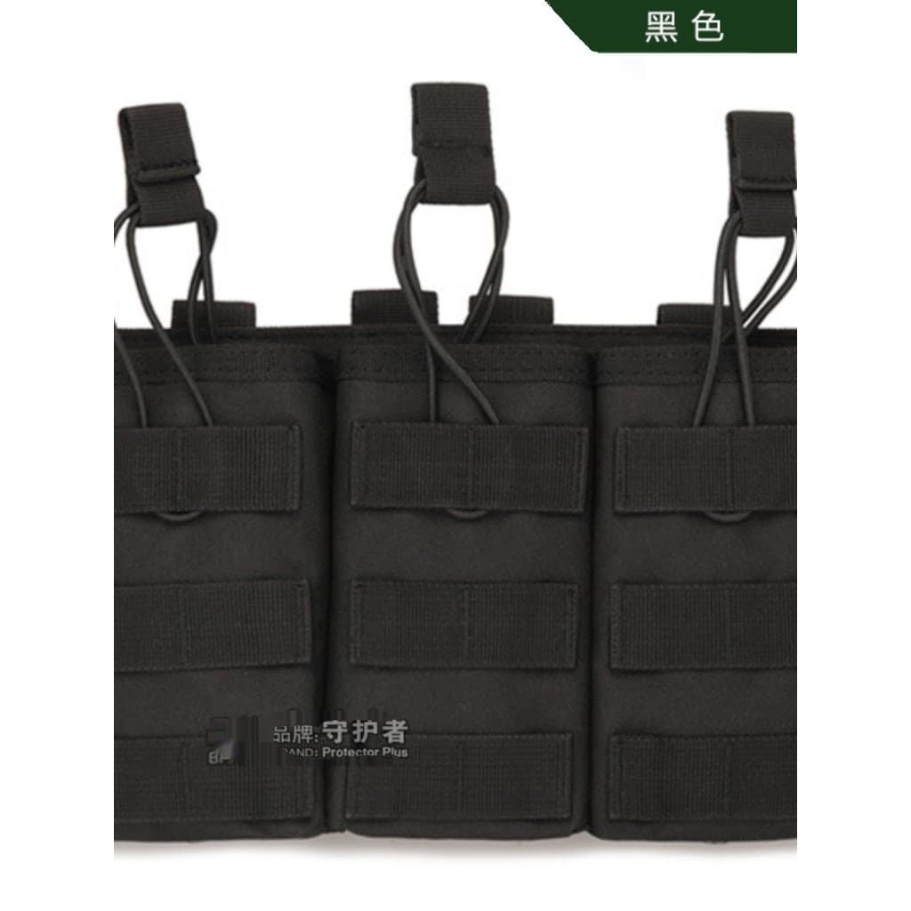 Guardião acampamento ao ar livre ventilador militar tático triplo saco modelo conjunto Molle colete acessório saco M4 Wa