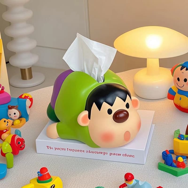 [Nova casa 100 expresso] caixa de tecido tigre gordo sala de estar caixa de papel casa decorações de mesa de café de alt
