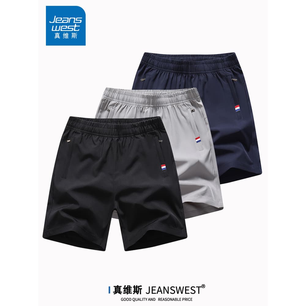 Real Ves Shorts masculino verão Casual solto respirável exterior Wear fino calças de basquete masculino esportes calças
