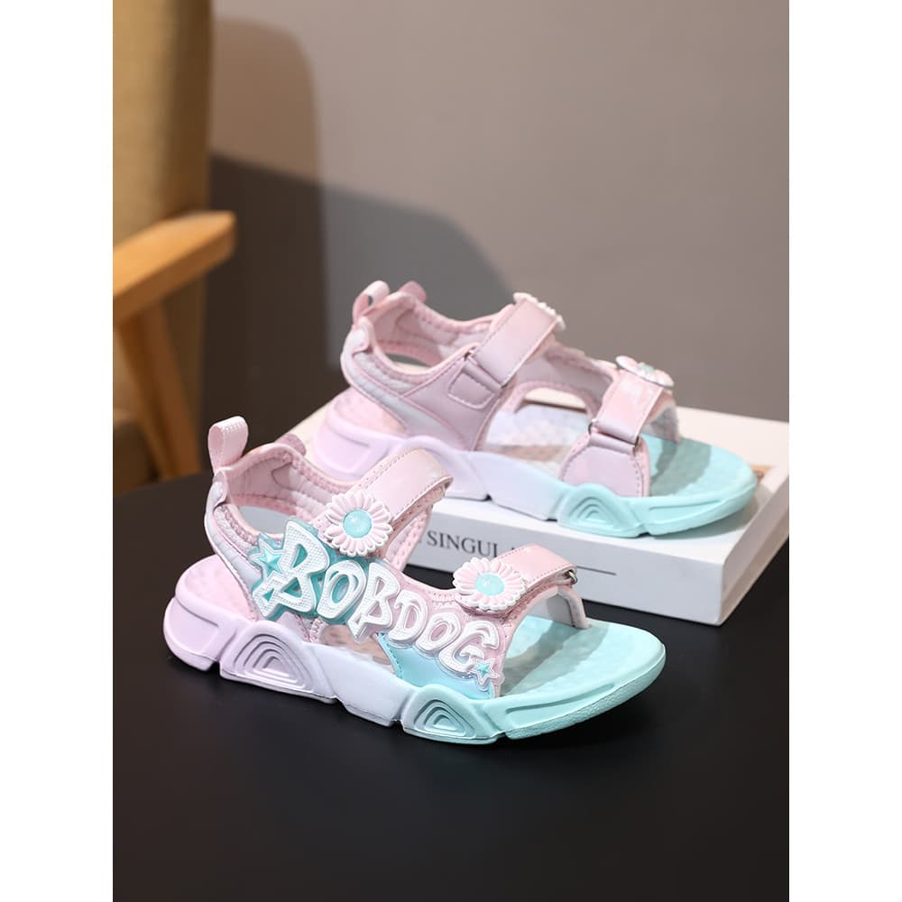 Bobo sapatos infantis meninas sandálias de dedos abertos estilo verão 2025 novo estilo verão menina princesa sapatos de