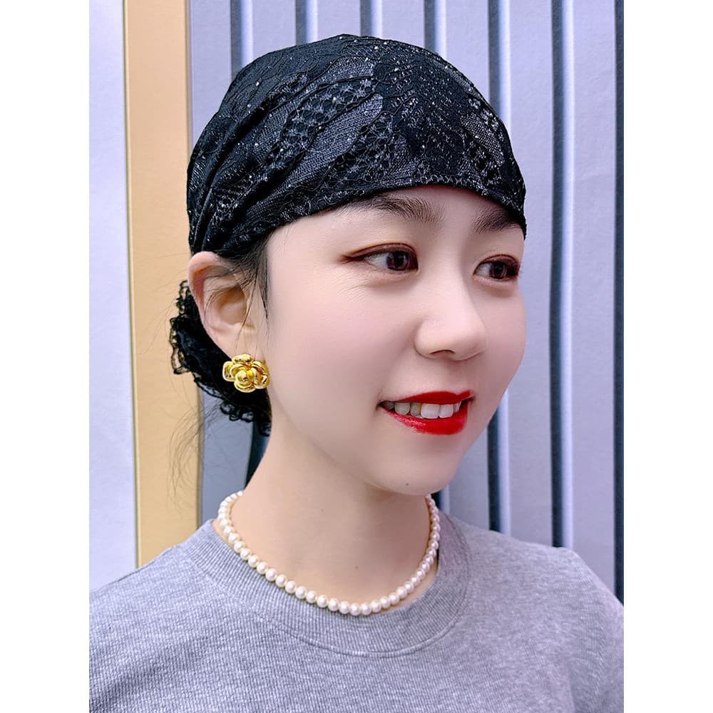 Boné de cabeça bordado lenço feminino moda moda Headwear mãe chapéu feminino 2025 novo estilo boné de cabelo branco esti