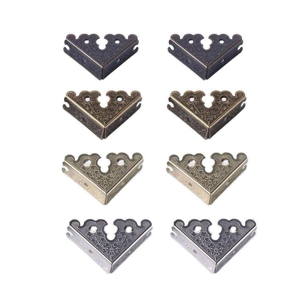 Protetores De Canto Protetor De Proteção De Mesa 34mm Com Unhas Borda Capa 4 Pcs Móveis Hardware