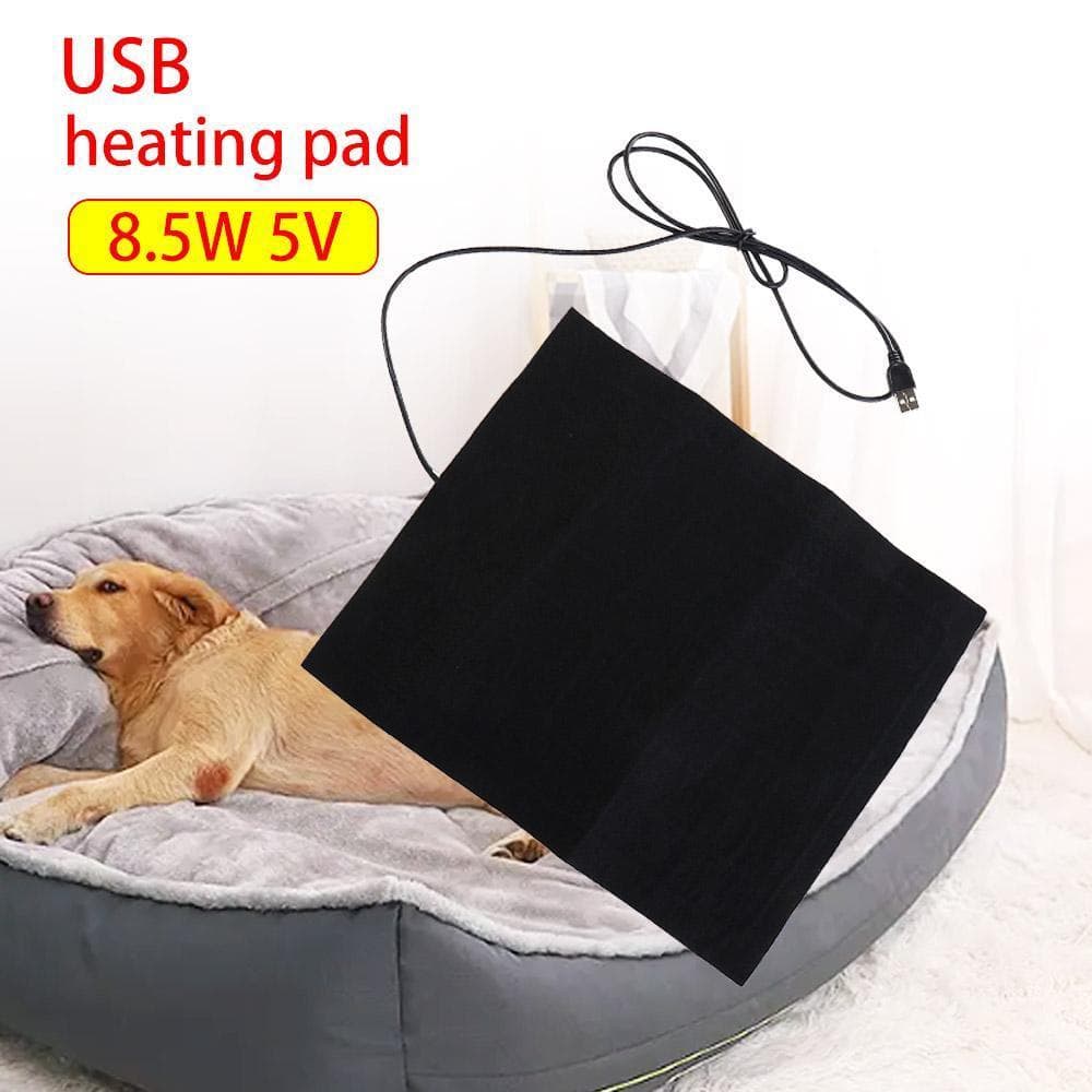 Tapete De Aquecimento Para Animais De Estimação Almofada De Assento De Inverno 5V Cachorro Cama De Gato Manter