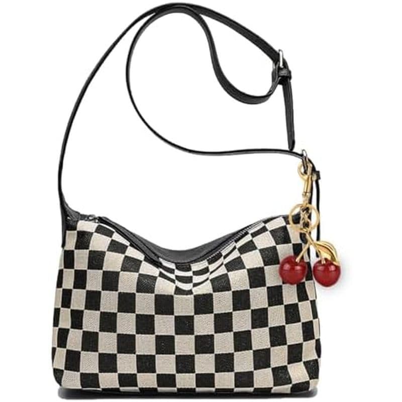 Bolsas Xadrez Para Mulheres Bolsa Crossbody Pequena De Ombro Hobo