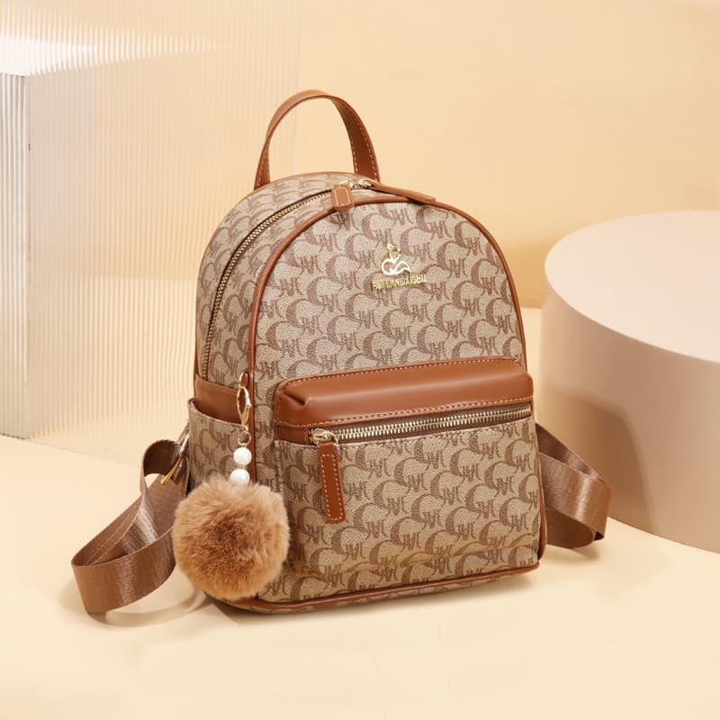 Mochila de couro macio bolsa feminina marca 2026 novo estilo leve estilo Preppy saco de escola grande capacidade mochila