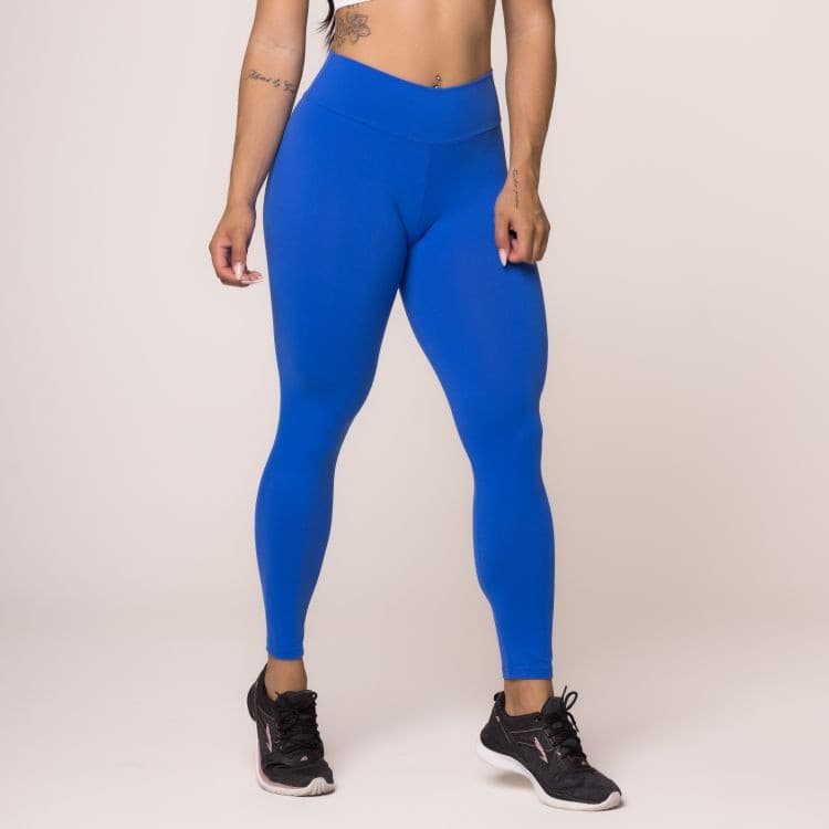 Calça Legging Leg Suplex Feminina Lisa Cintura Alta Poliamida Promoção