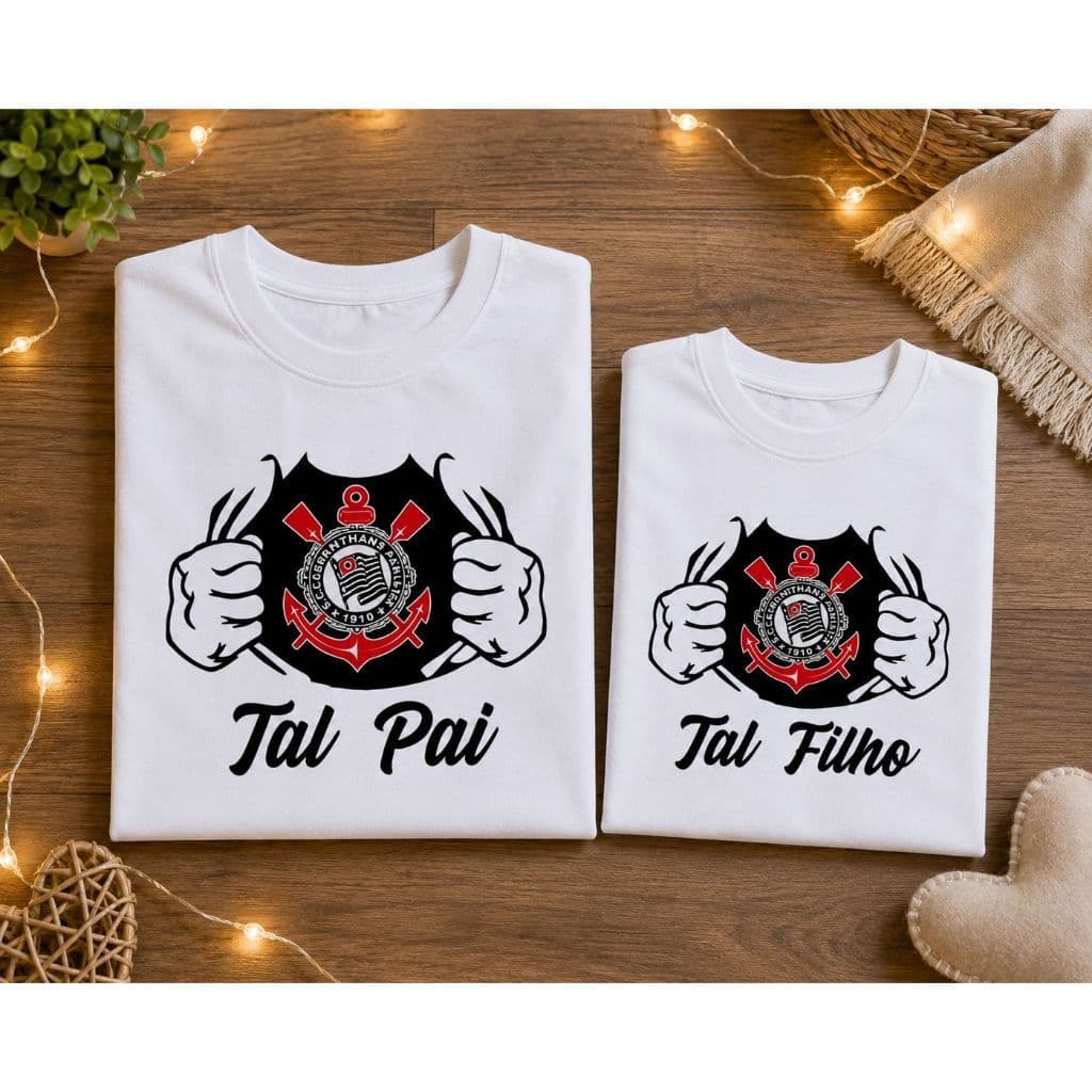 Kit Tal Pai Tal Filho Corinthians – Especial Dia dos Pais