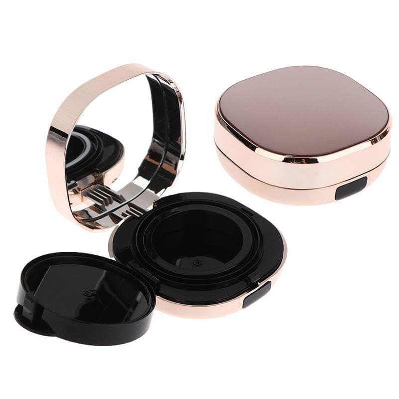 Radius Moda Almofada De Ar Fundação Caixa DIY Mini Bonito Vazio Puff Espelho Portátil Para Bb Creme Cosméticos Maquiagem