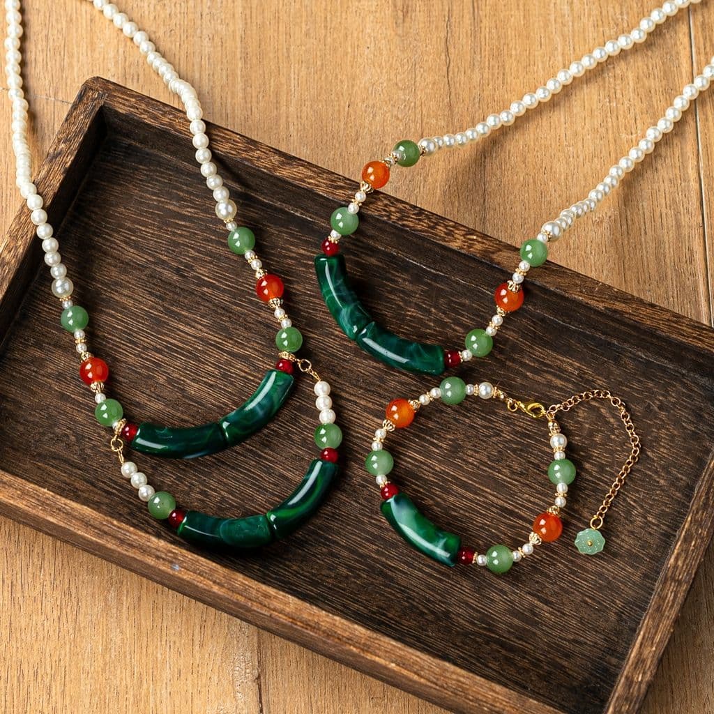 Colar ajustável e macio, colar artesanal original, acessório de estilo antigo Hanfu, colar curto para saia Kozizi e cheo