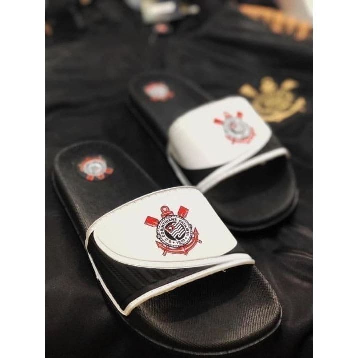 Chinelo Masculino Slide Confort Corinthians Timão memphis Promoção