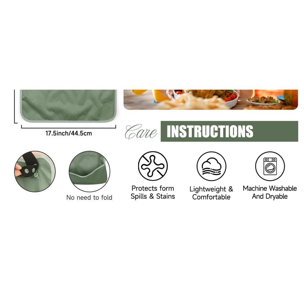 Conjunto de 3 peças de protetores de roupa laváveis com recurso anti-poeira aprimorado KLGE