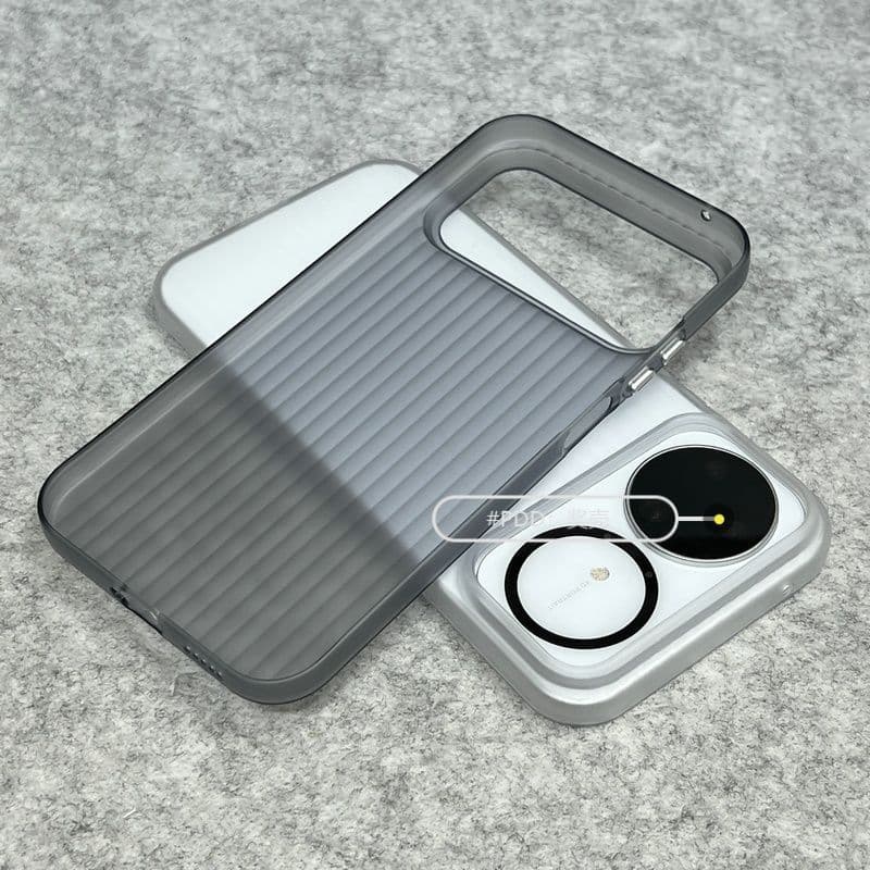 Capa para celular Huawei Nova16Pro Nova16Ultra, transparente fosca, resistente a quedas, rígida.