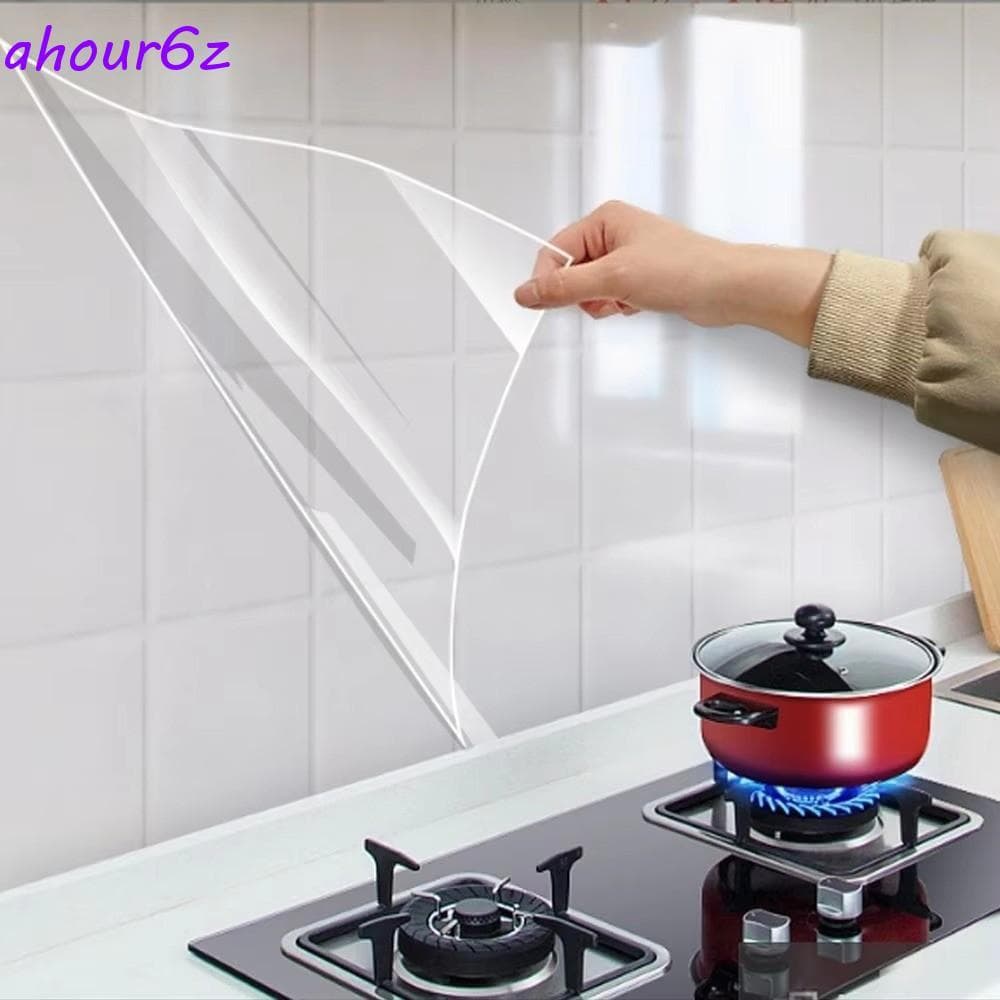 Adesivo De Parede À Prova De Óleo De Cozinha AHOURZ , Protetor D'água Resistente A Manchas , Antiincrustante