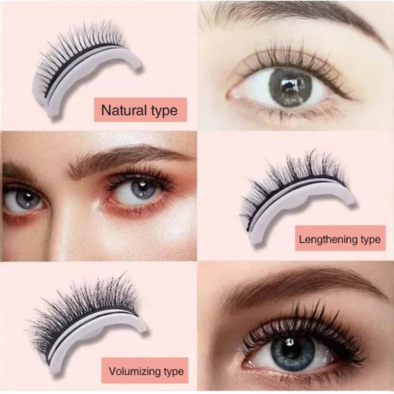 [Fácil De Usar] ⭐BEST SALES⭐ Simple Stylish Fake Eyelashes High Quality Durable Reusable Daily Wear Natural Lashes Cílio