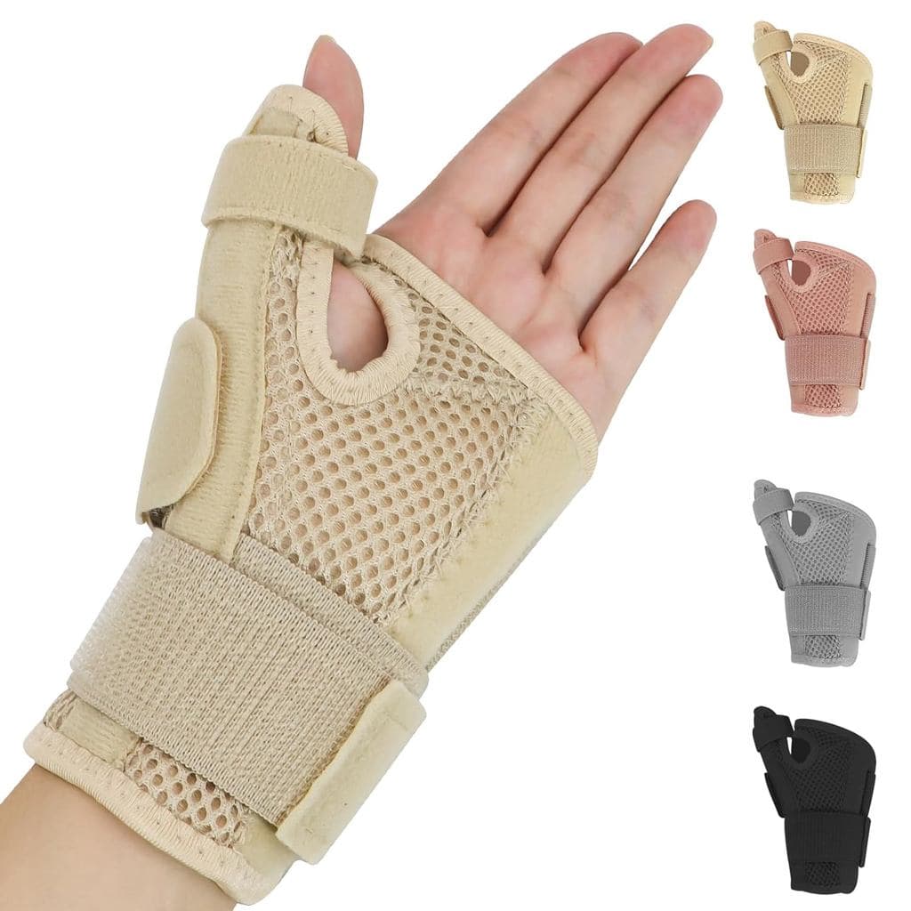 Suporte para Polegar para Mulheres e Homens, Tala para Alívio da Dor de Artrite, Tendinite e Síndrome do Túnel do Carpo,