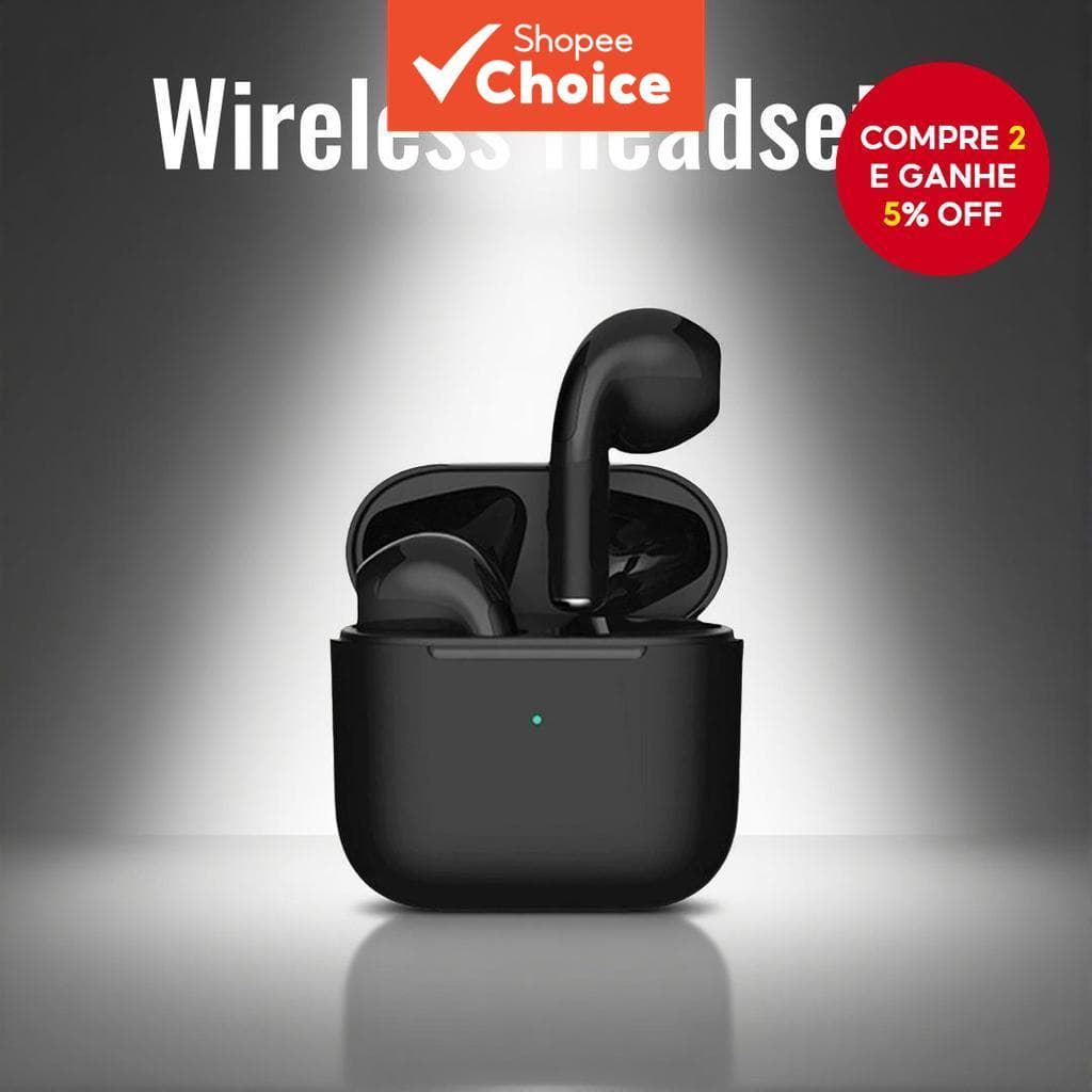 Fones De Ouvido Mini Bluetooth 5.4 Intra-Auriculares Sem Fio Com Microfone Para Esportes Corrida TWS Jogos Redução De Ru