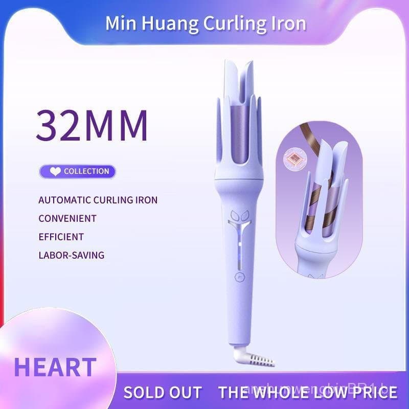 Modelador de cabelo automático Samsung, feito de material cerâmico com íons negativos, com 3 configurações de calor ajus