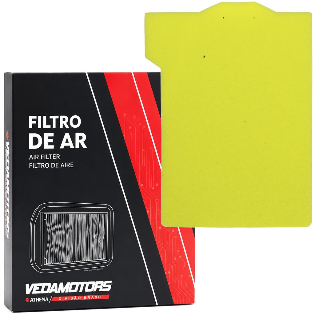 Filtro de ar YS250 Fazer XTZ250 Lander Tenere 2006 a 2015 Vedamotors