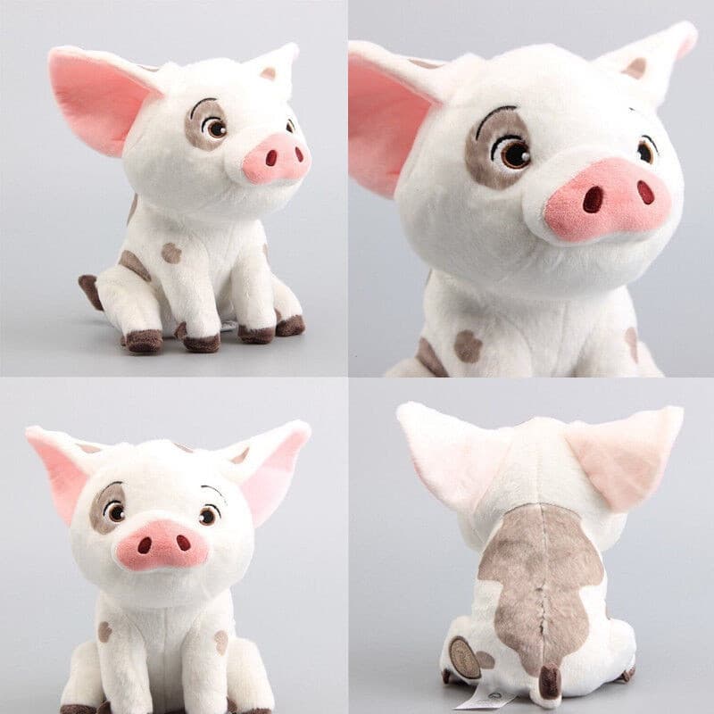 Brinquedo de pelúcia Moana, o fofo porquinho Pua, muito adequado para crianças e brinquedos de bebê QRPE