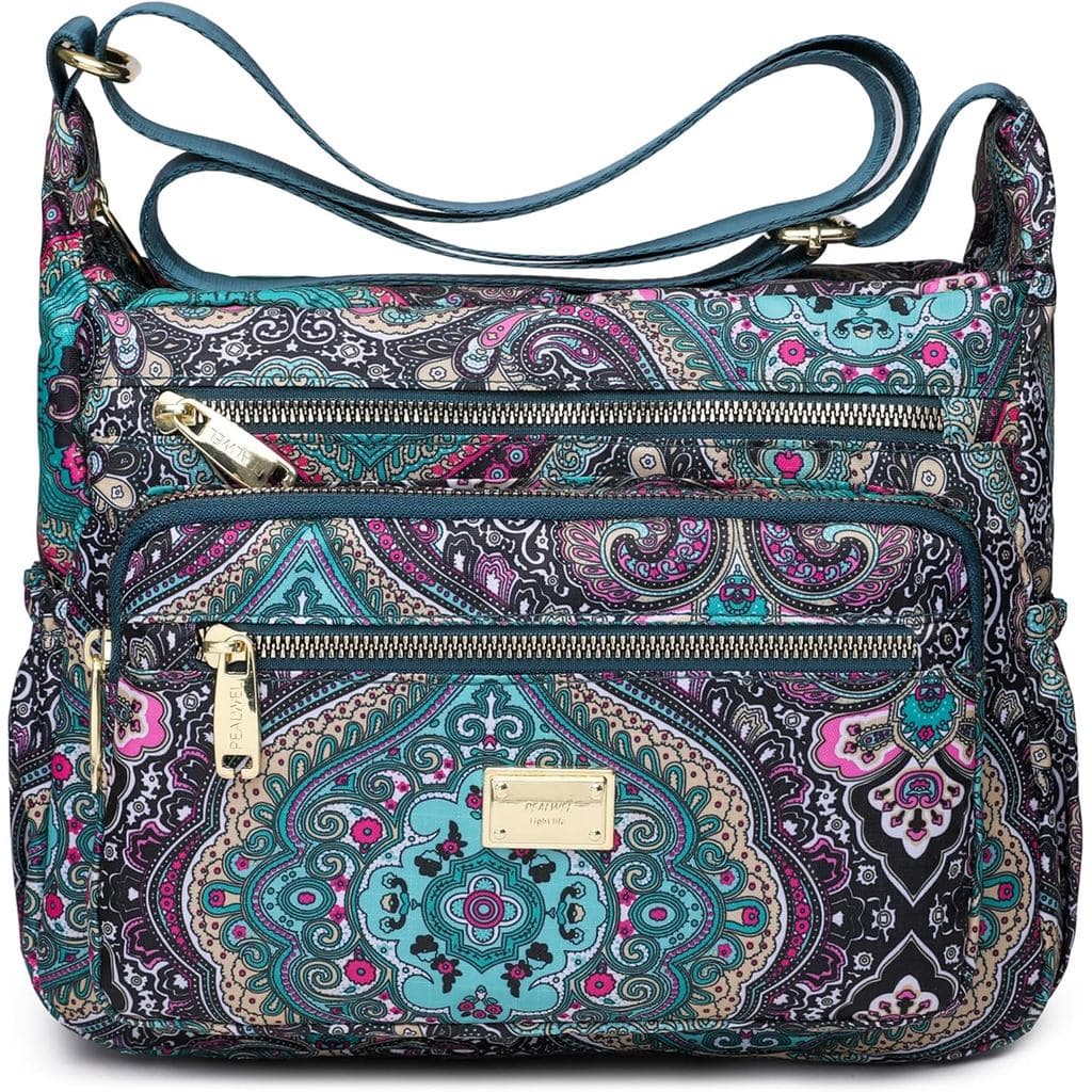 Bolsa de Ombro Feminina Pealwel, Espaçosa, com Múltiplos Compartimentos, Bolsa Transversal para Mulheres, Bolsa de Mão c