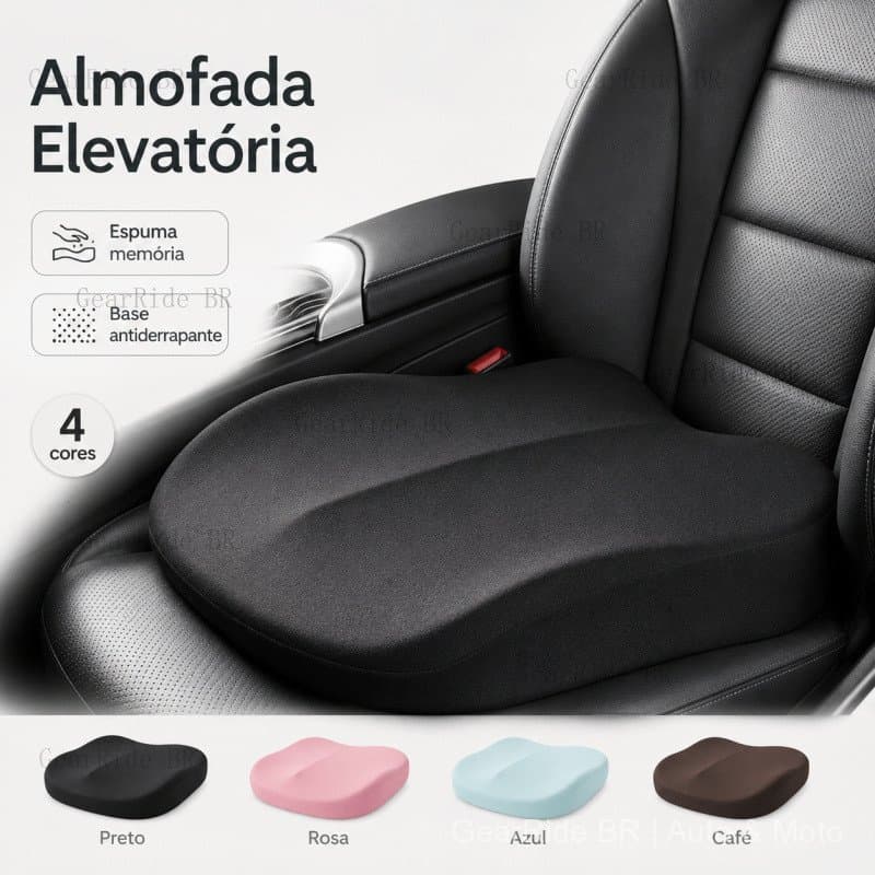 Almofada Elevatória para Assento de Carro OUDIMEIHE, Tapete Aumentador de Altura com Amortecimento Macio para viar a