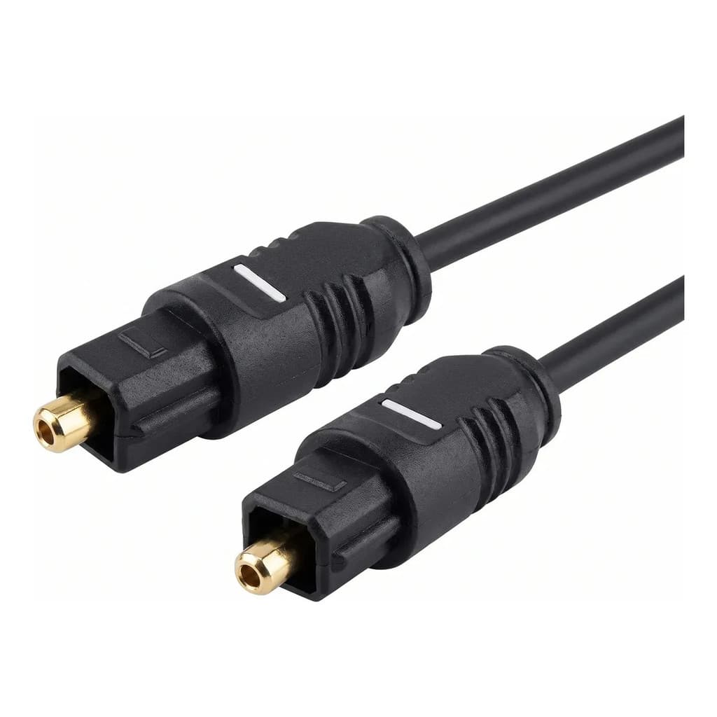Cabo Óptico Para Áudio Digital Fibra De 2m Home Theater 5.1