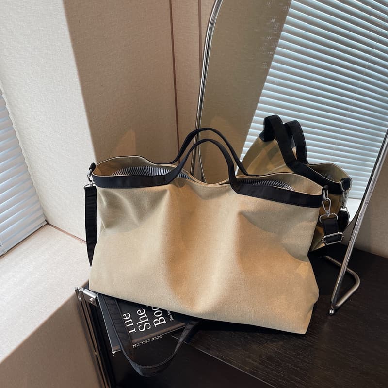 Bolsa minimalista de grande capacidade para mulheres, moda de verão, versátil, de alta qualidade, para usar no ombro ou