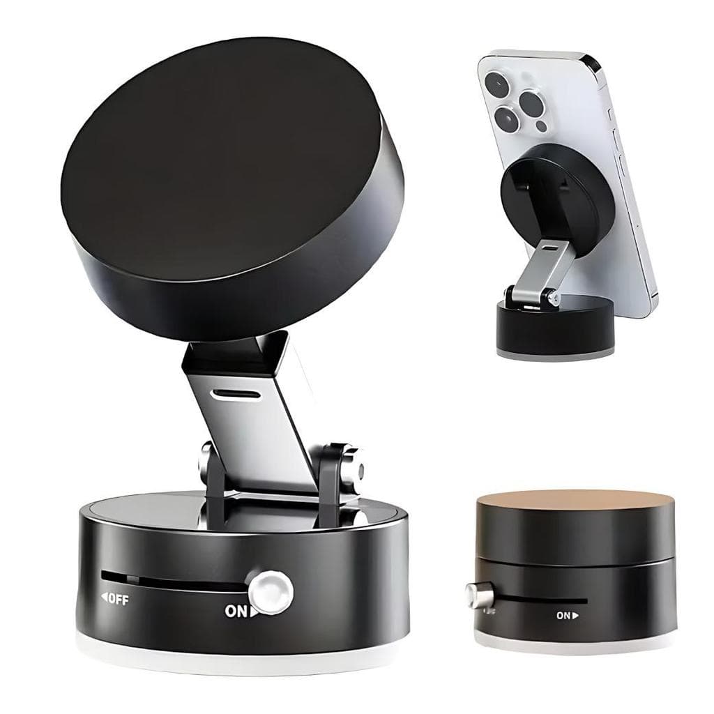 360°Suporte Magnético Forte  Celular Carro Dobrável Ventosa Universal