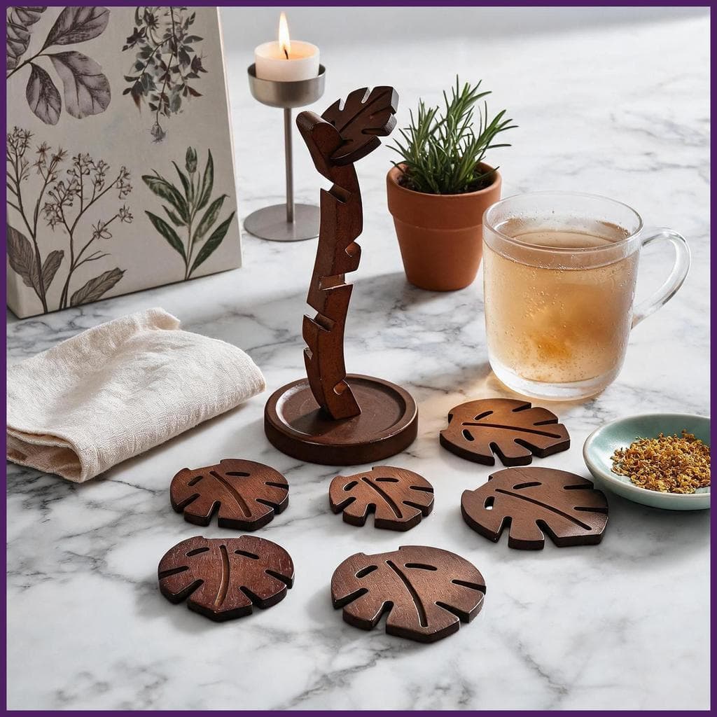 Trivets Para Pratos Quentes 7 Peças Resistentes Ao Calor À Prova D'água Com Base De Armazenamento Conjunto De Decorativo