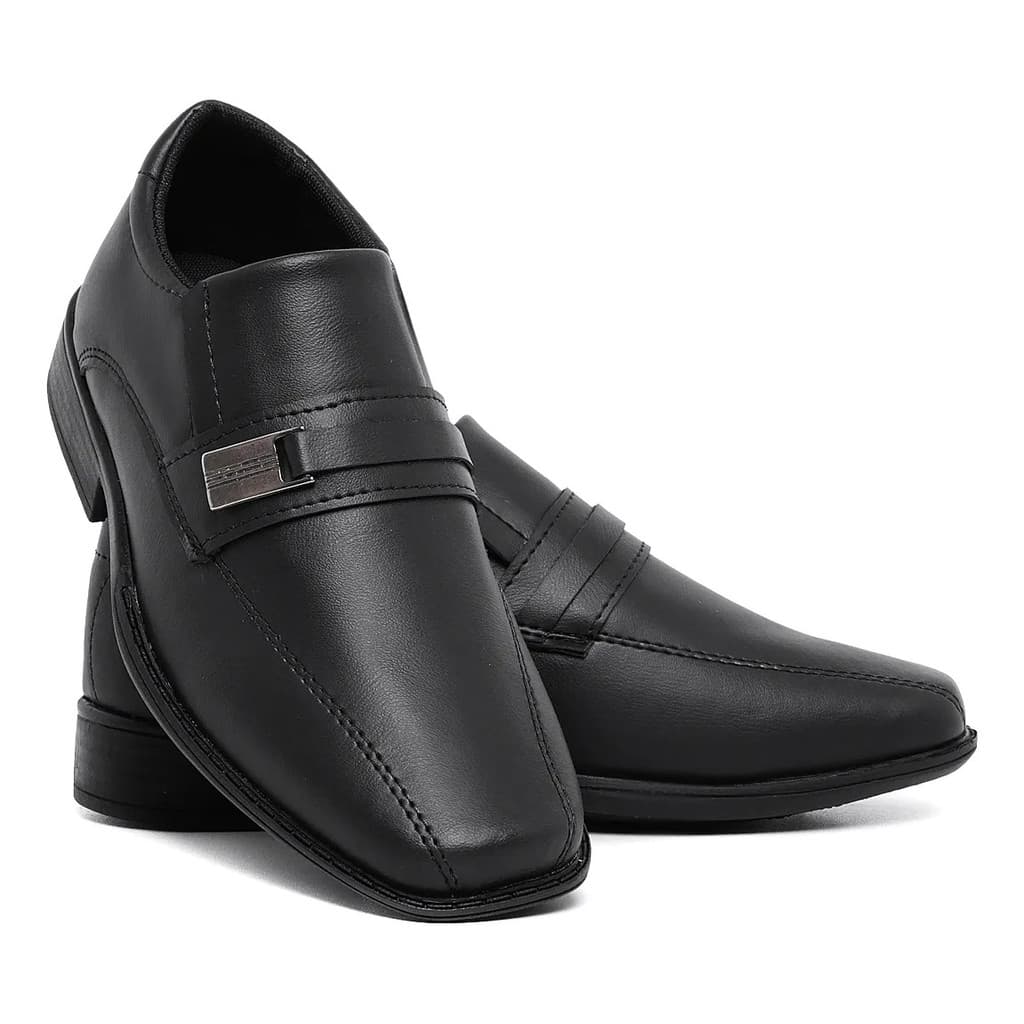 Mocassim Social Verniz Menino Confortável Culto Premium Casual