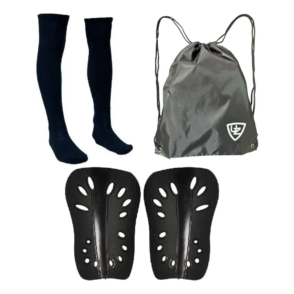 Kit Meião Mochila E Caneleira Uzze Sport