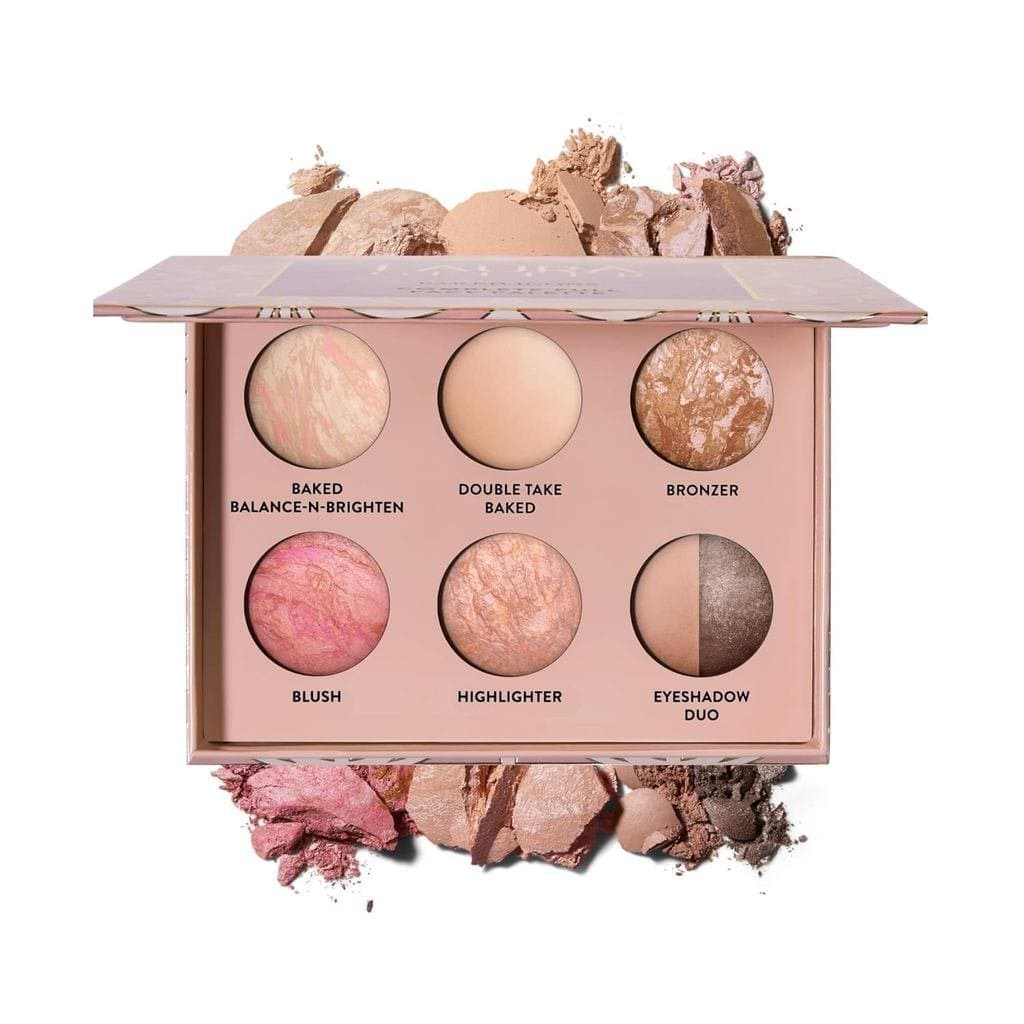 LAURA GELLER Baked Icons Paleta Completa para o Rosto, Cor Areia |   Paleta de Maquiagem Tudo-em-Um com Bases Cozidas, B