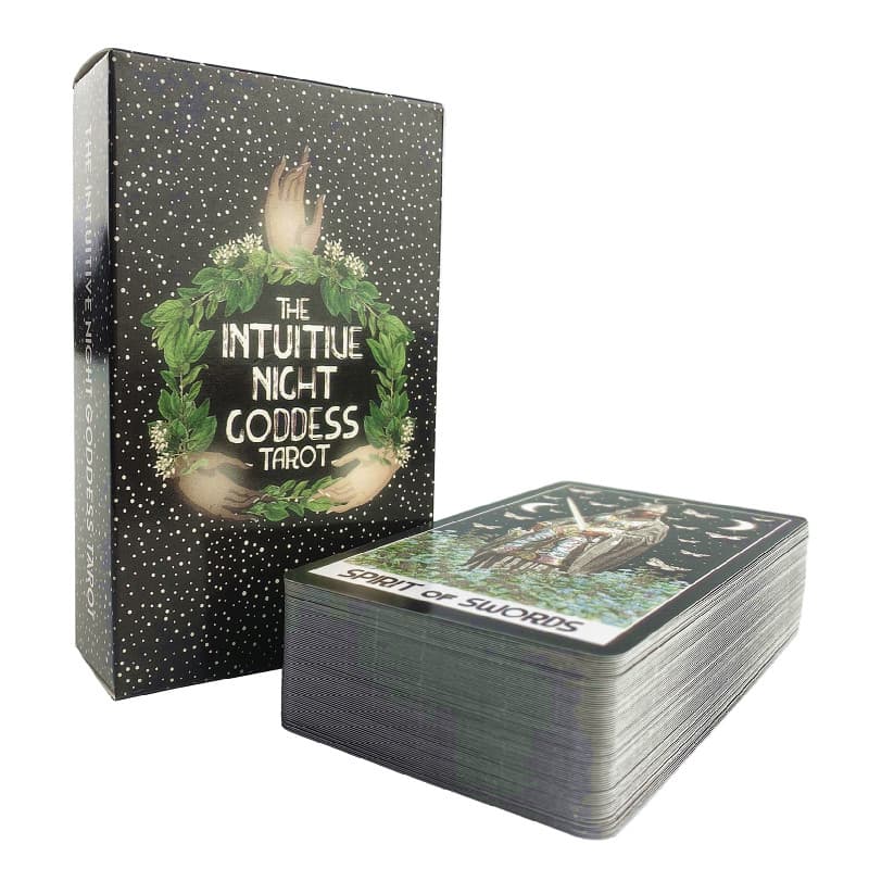 O Tarot Intuitivo da Deusa da Noite: Baralhos de Alta Qualidade, Jogo de Tabuleiro Divertido para Iniciantes GZEA