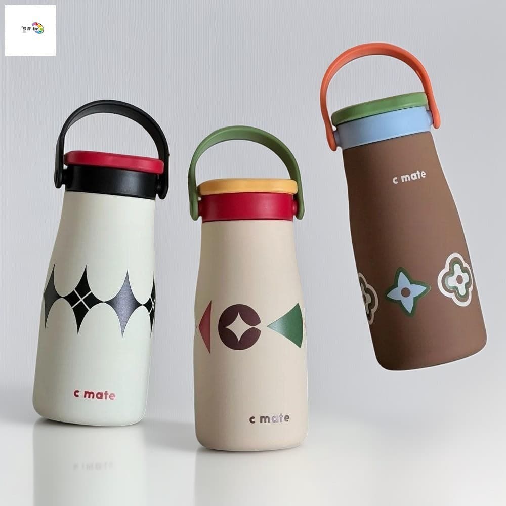 Garrafa Térmica De Viagem Isolada De 600ml Com Filtro De Chá E Canudo-Copo De Vácuo De Cerâmica Para Bebidas Frias
