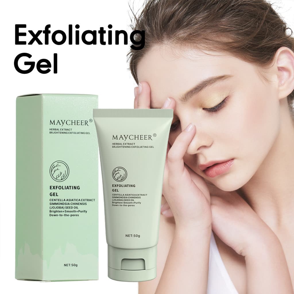 Extrato de ervas que ilumina os poros de limpeza profunda Facial do Gel esfoliante