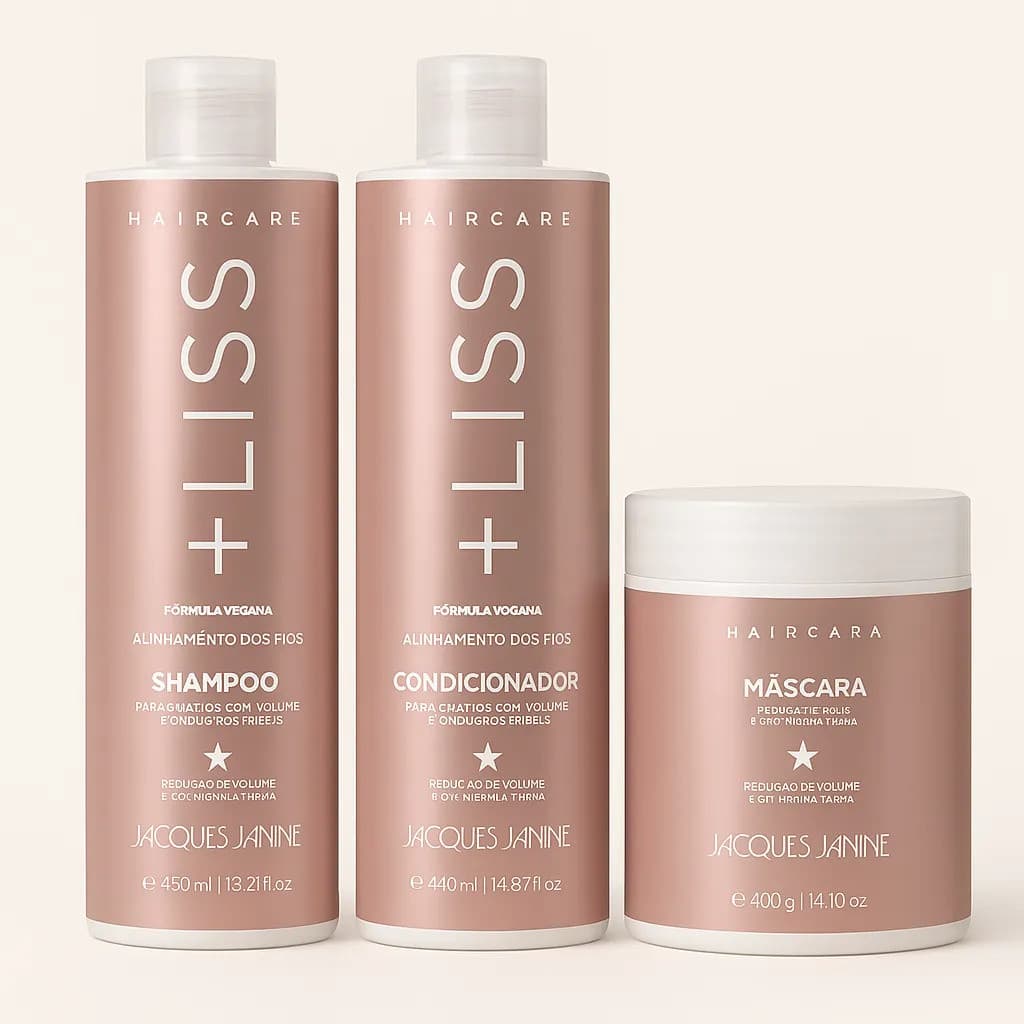 Kit Jacques Janine Shampoo + Condicionador E Mascara Capilar