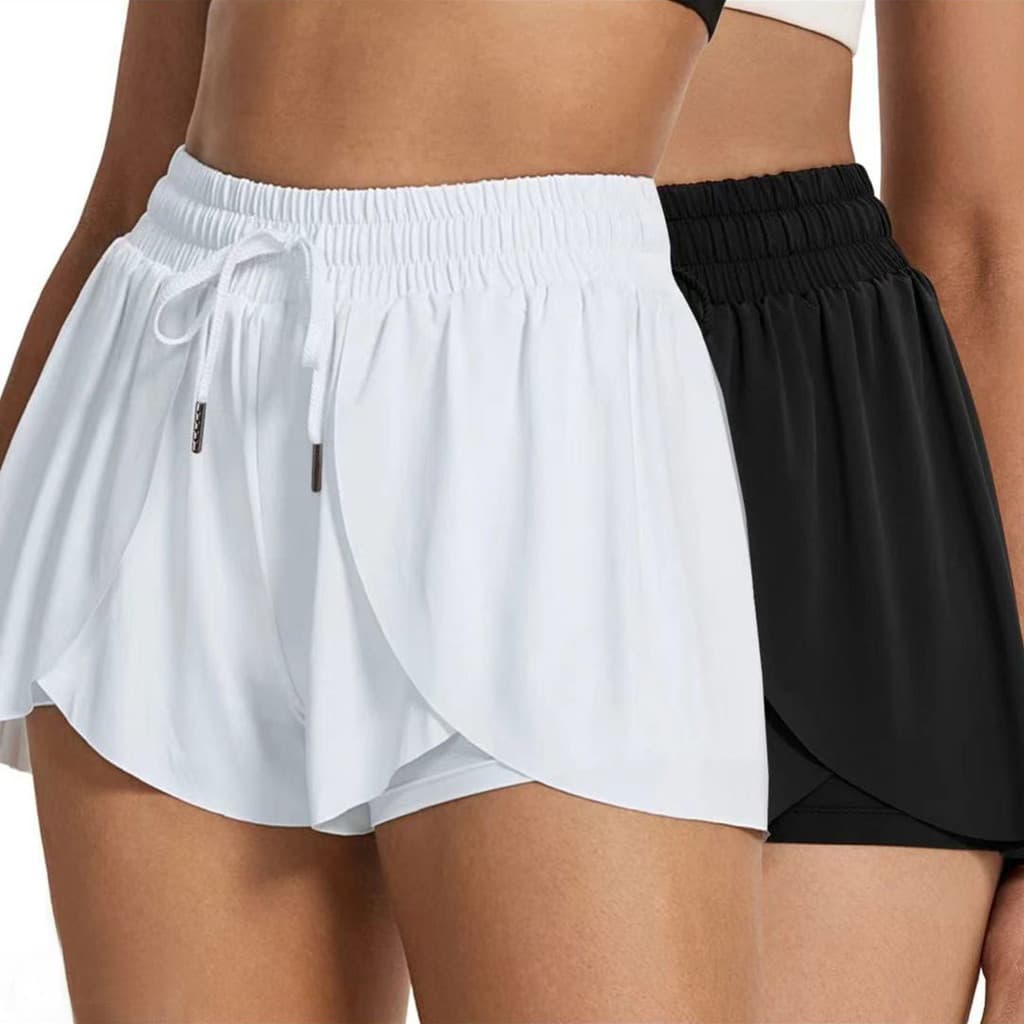 Shorts de Tênis Femininos Soltos e Respiráveis, Absorventes de Umidade, Cintura Alta com Cordão, Secagem Rápida, para Us