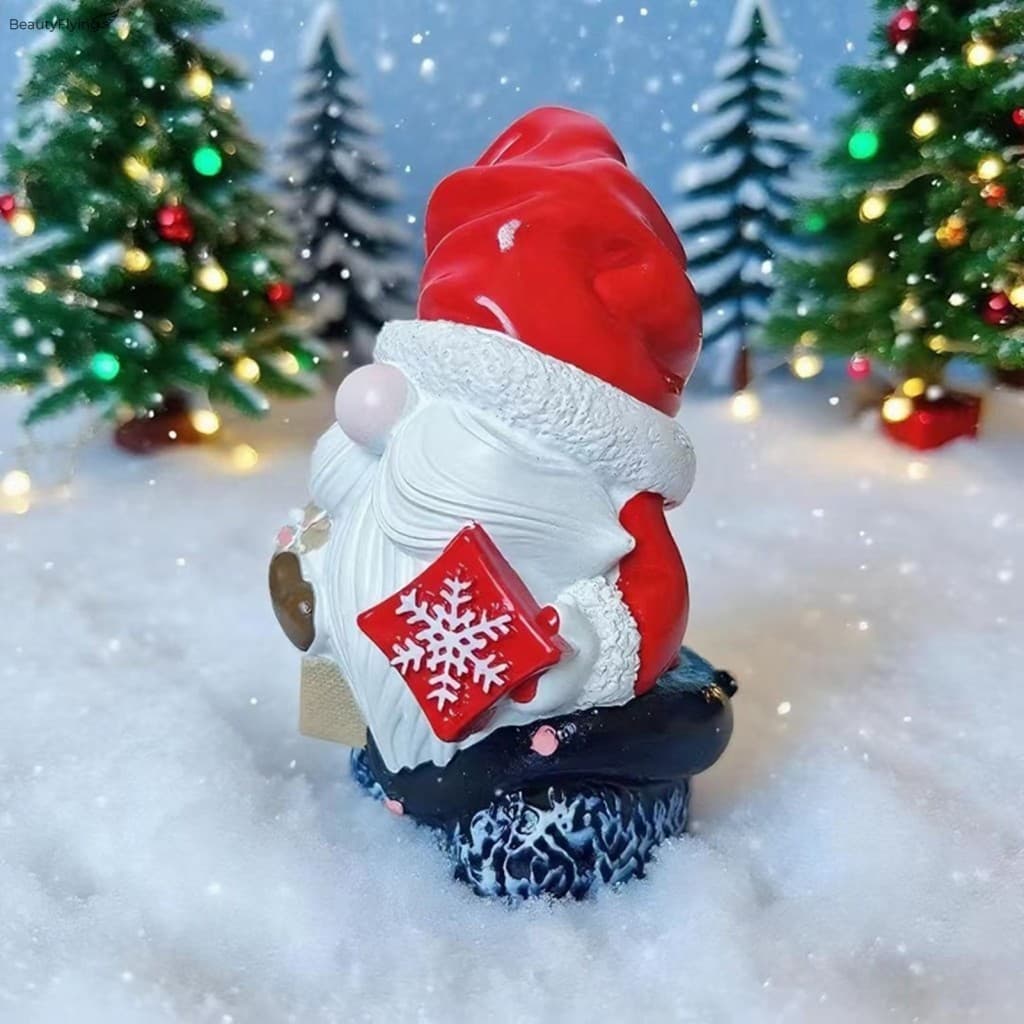 Ornamentos De Natal De Estátua De Gnomo Adicionando Peças Centrais De Mesa De Atmosfera Festiva Para Decoração De Quarto