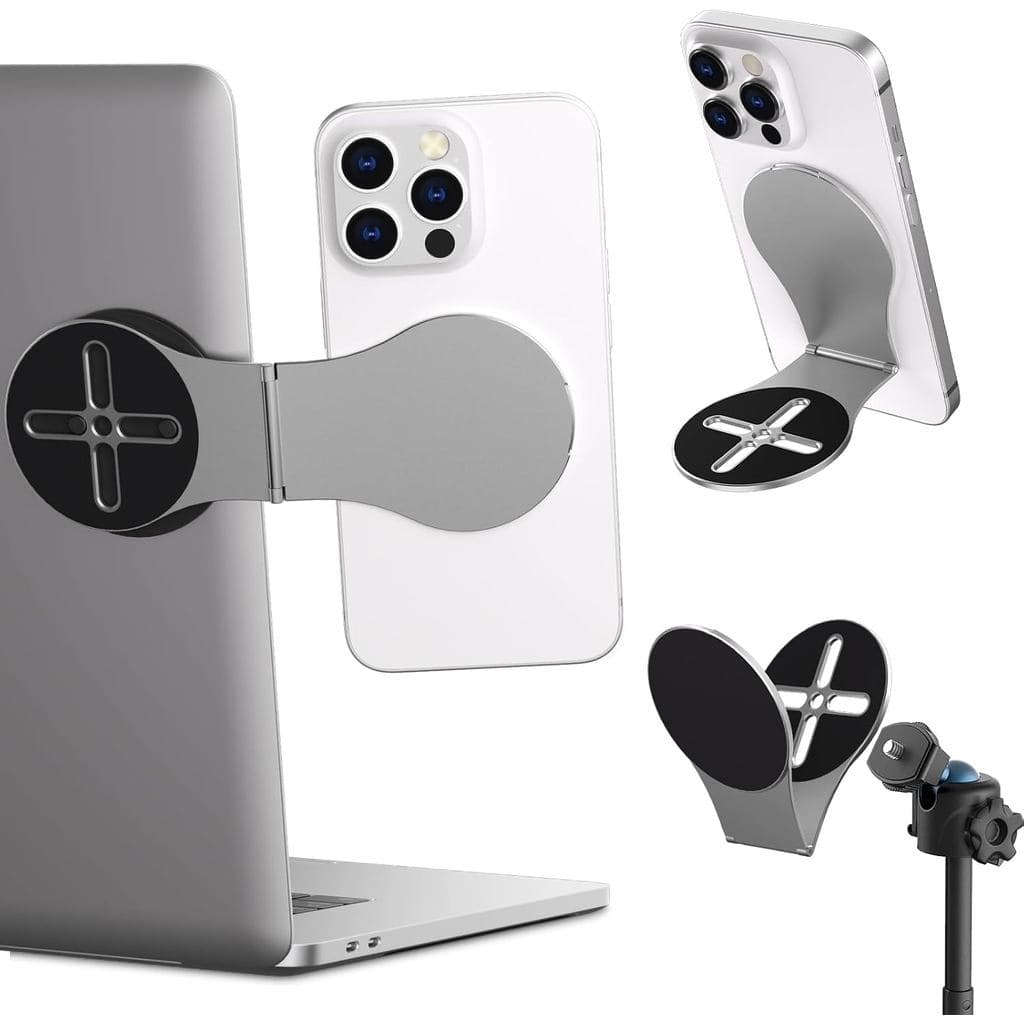 Suporte magnético destacável para celular, adequado para laptops e carros, suporte de mesa dobrável para celular, adapta