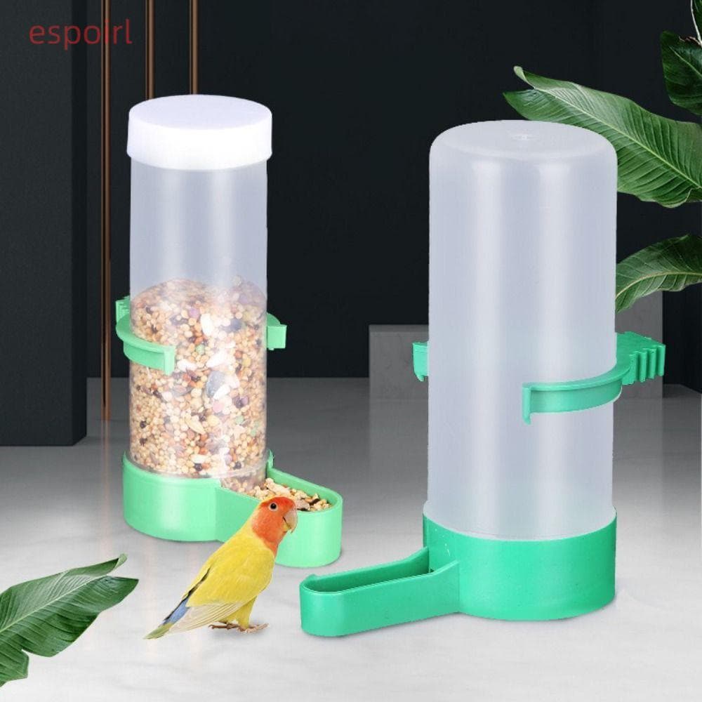 ESPOIR1 Dispensador De Água Para Pássaros , Bebedor Automático De Plástico Anti-Derramamento Visibilidade Transparente