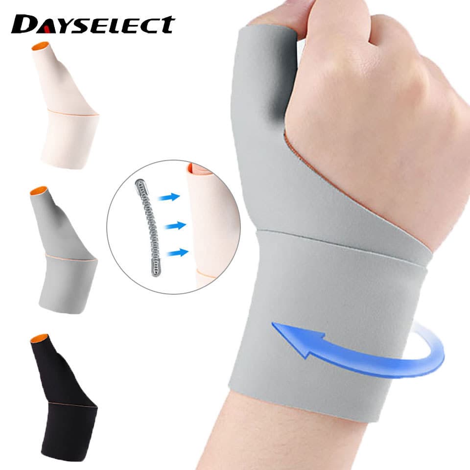DAYSELECT 1 Peça Pulseira Ajustável Compressão À Prova De Suor Anti-Entorse Yoga Esporte Suporte De Pulso