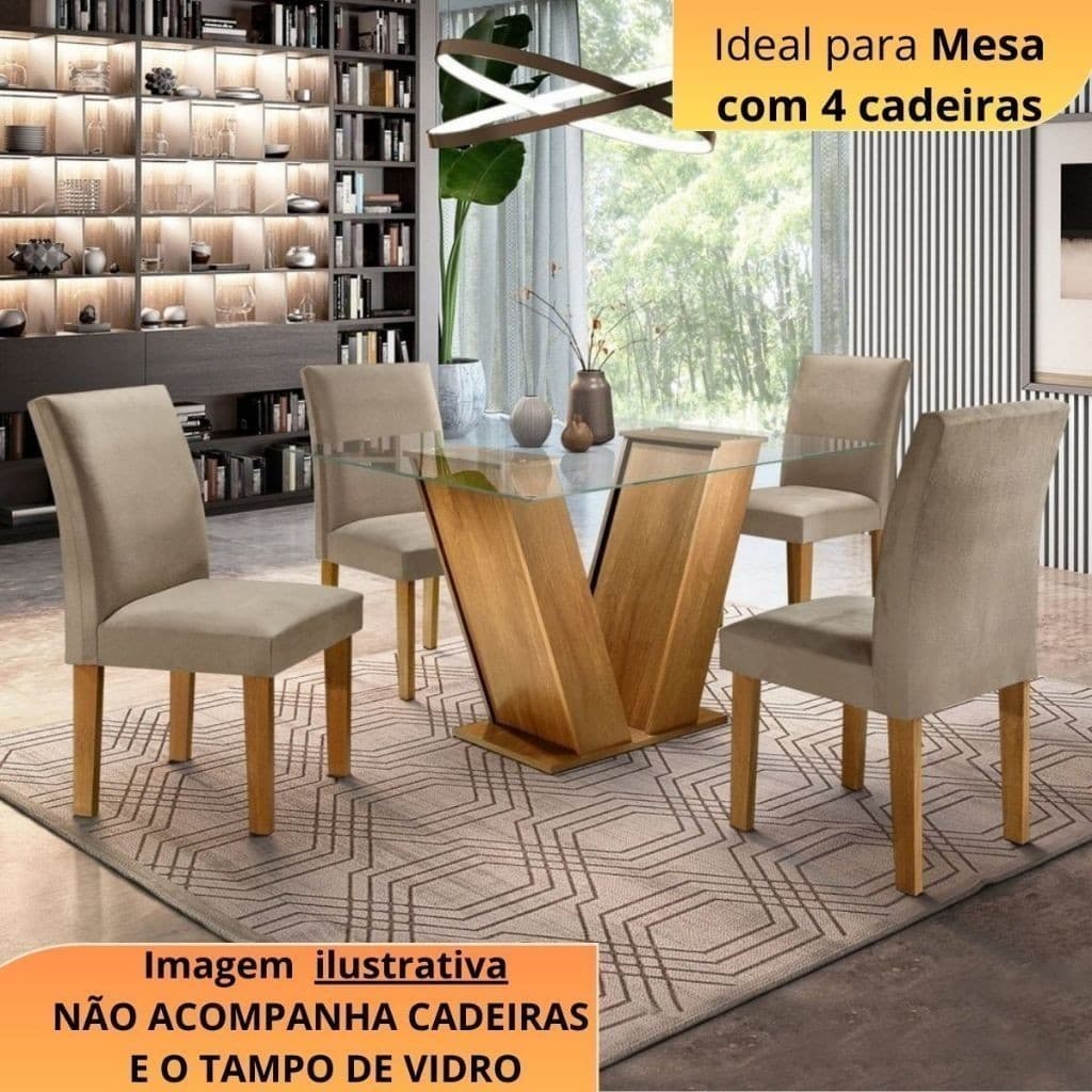 Pé Base Para Mesa De Jantar - CINAMOMO